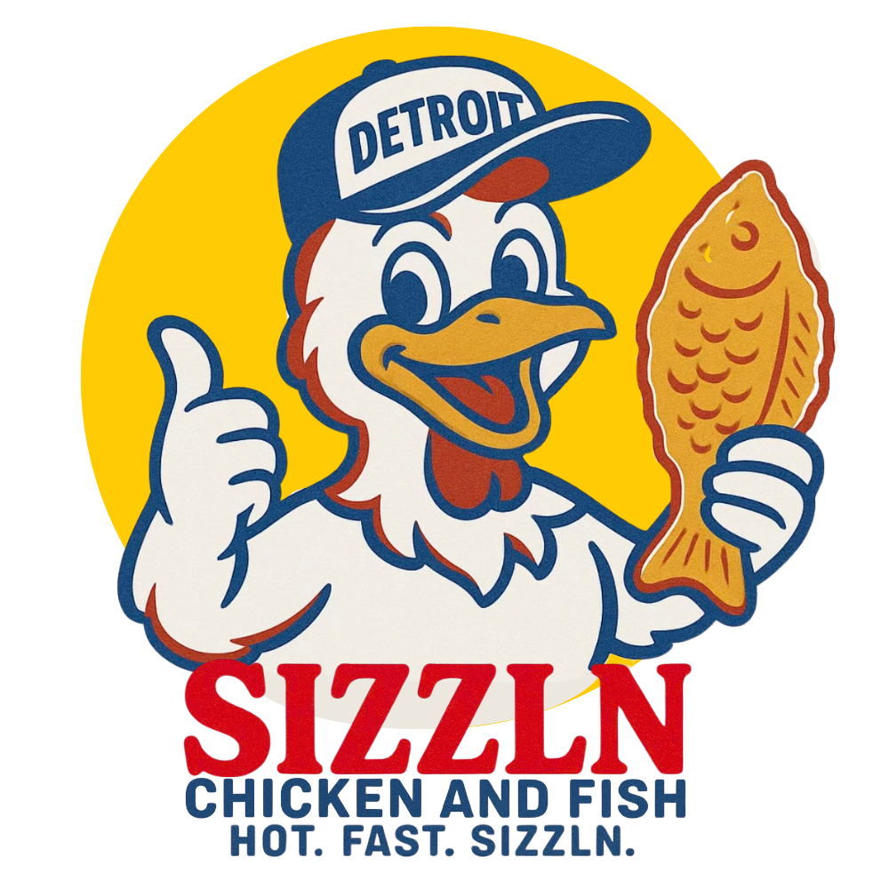 Sizzln Chicken & Fish Logo